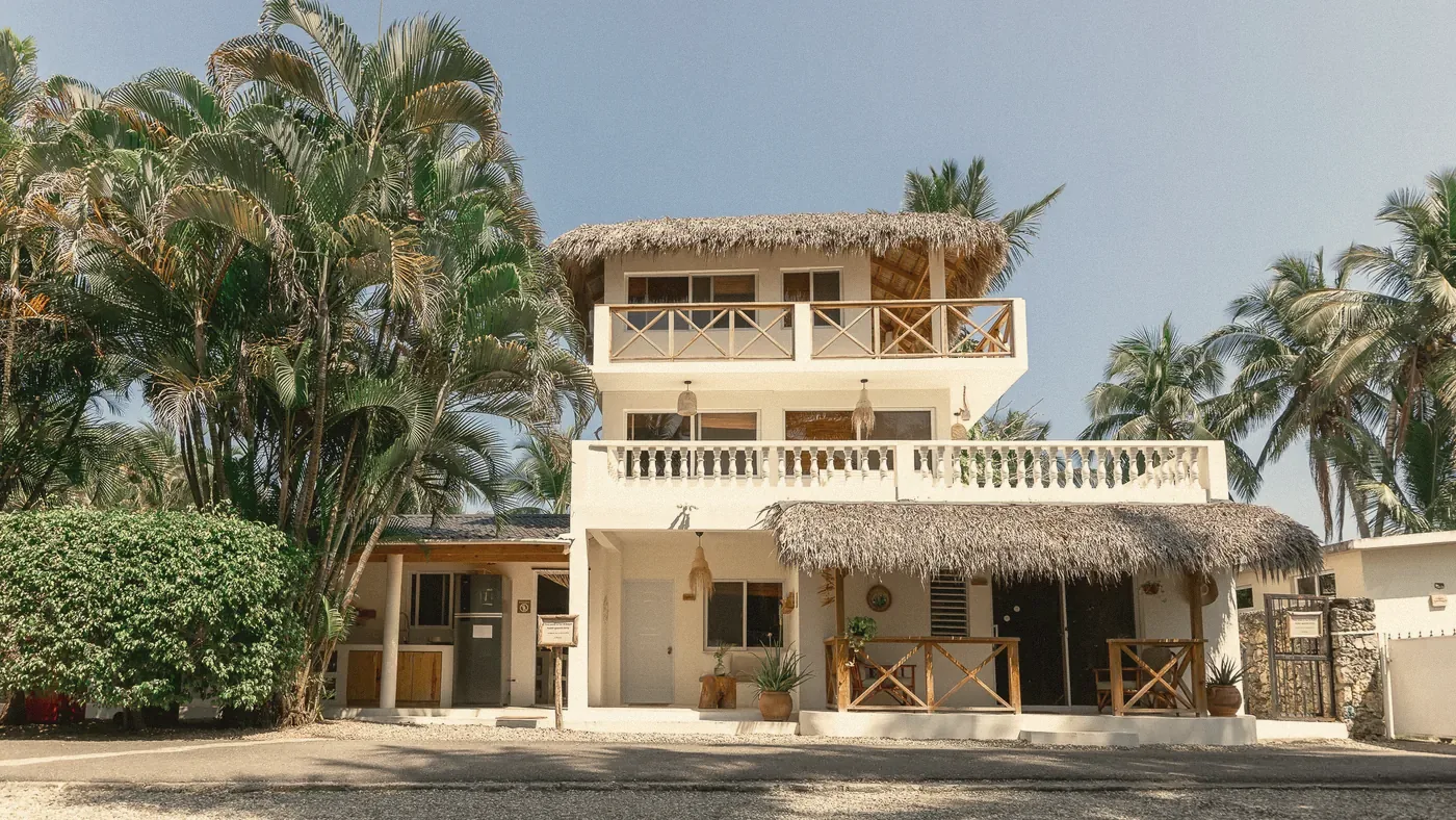 The front of the Kibayo villa